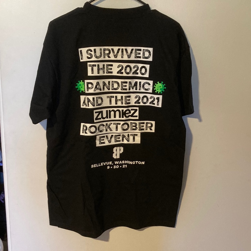 Brooklyn Projects Zumiez Rocktober Pandemic tee. New